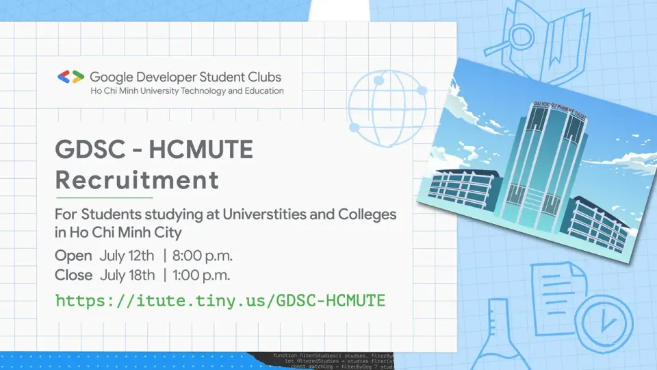 GDSC HCMUTE - recruitment