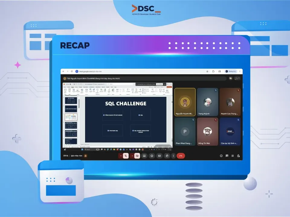Recap buổi 1 | SQL challenge - HCMUTE DSC